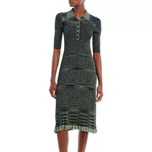 Proenza Schouler White Label Space Dyed Polo Dress